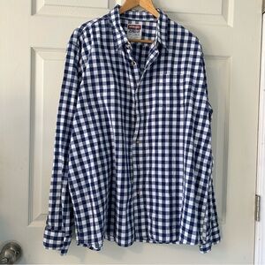 Wrangler Jeans Co 2X Large 💯 Cotton Long Sleeve Button Up Shirt